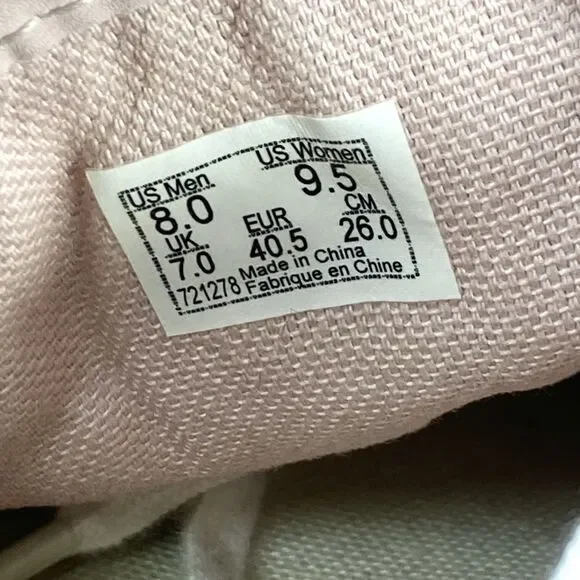 Vans Old Skool Sneakers Women 9.5 Pink Leather Classic Low Top Skate Retro Shoes - Picture 13 of 13